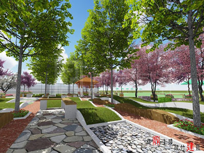 LG青島廠(chǎng)區(qū)休閑綠地景觀